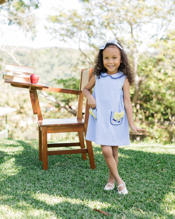 Pencil Sarah Knit Jumper- Periwinkle Bitty