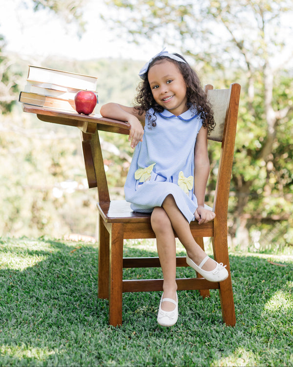 Pencil Sarah Knit Jumper- Periwinkle Bitty