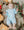 Gingerbread Louisa Knit Romper- Lt. Blue