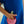 Apple Knit Dress- Royal Blue