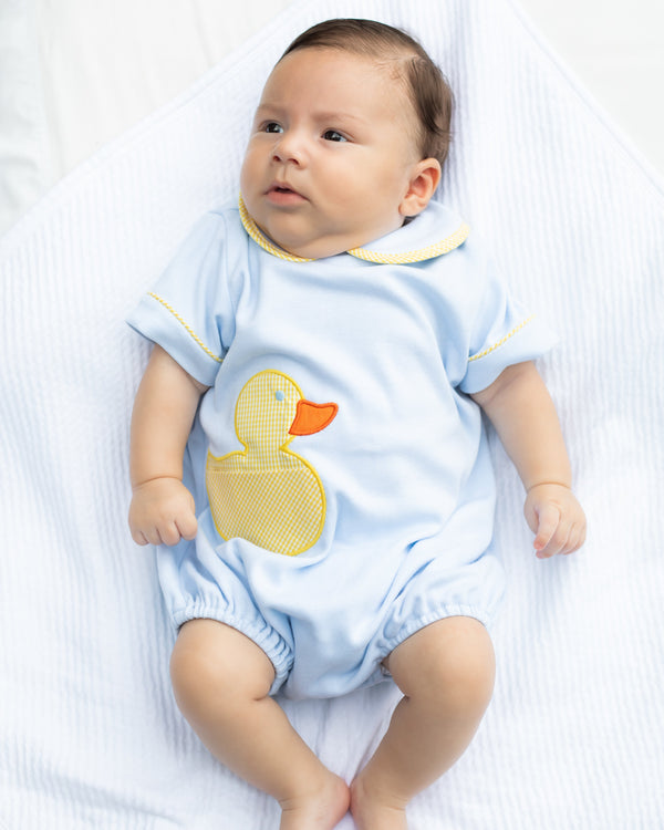 Duckies Peter Knit Bubble- Lt. Blue