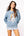 Dusty Blue King Charles Spaniel Sweatshirt- (Women's)