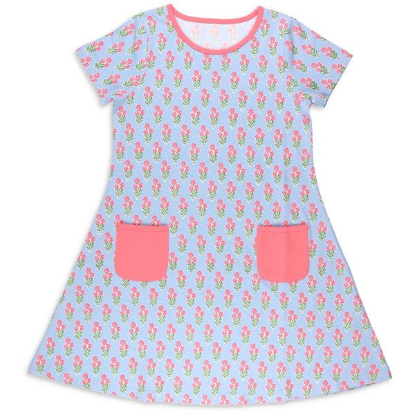 Coral Bouquet Play Dress