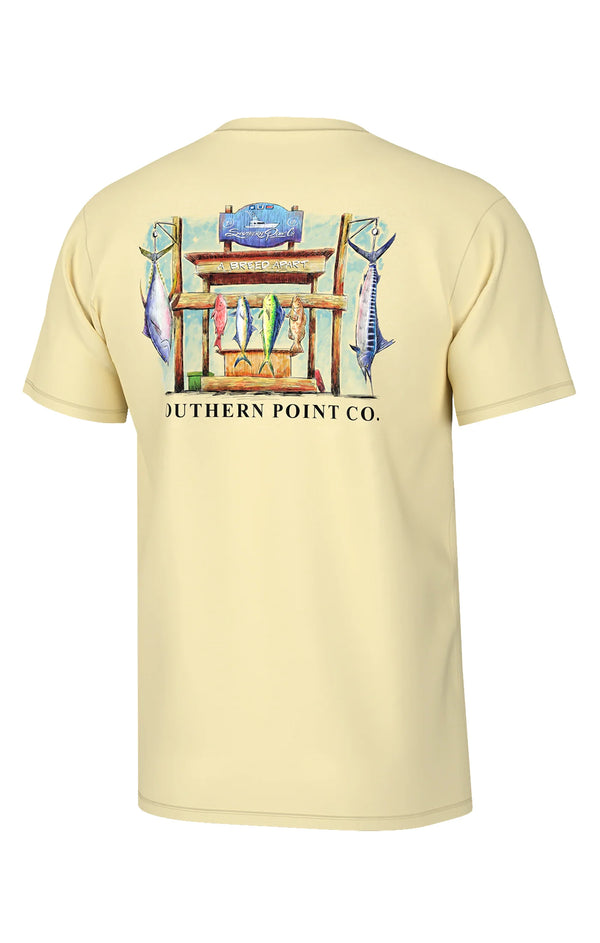 Youth Fish Tails 25 Tee- Sunlight