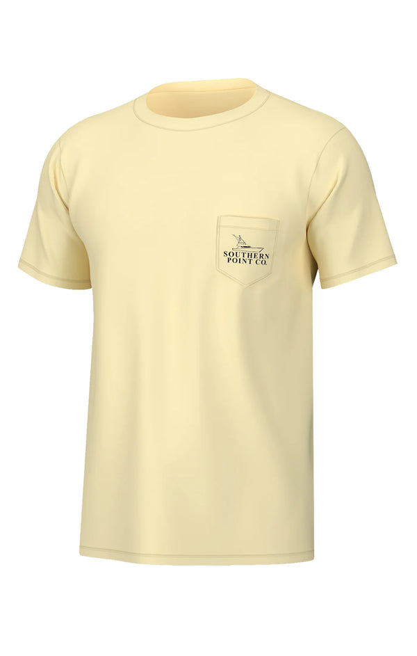Youth Fish Tails 25 Tee- Sunlight