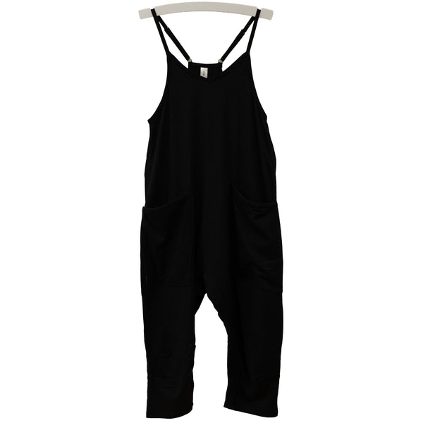 Yoga Jumpsuit- Black Heather
