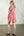 Puff Sleeve Flower Print Dress - Dusty Rose
