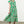 Short Sleeve Printed Dress- Green