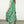 Short Sleeve Printed Dress- Green