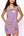 Licensed LSU Mini Icon Gingham Collar Dress- (Women's)