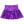 Gathered Skort- Purple Shimmer