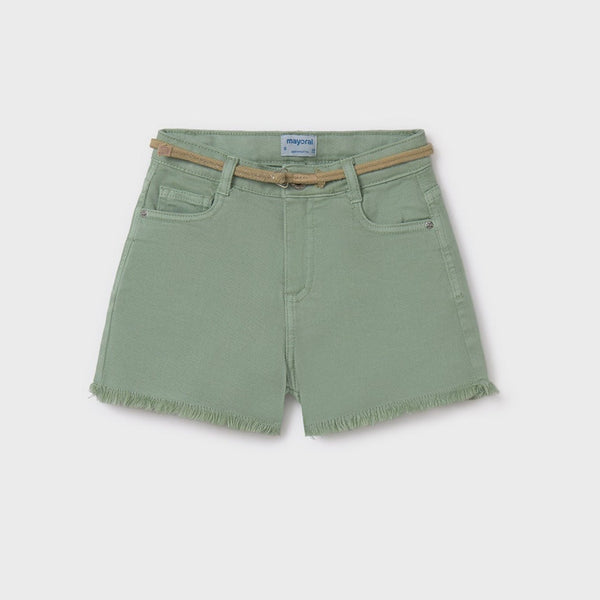 Basic Twill Shorts- Mint