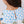 Courtney Dress- Blue Oversized Dandelion