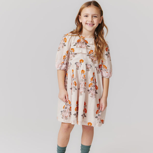 Evelyn Dress- Cloud Bouquet Floral