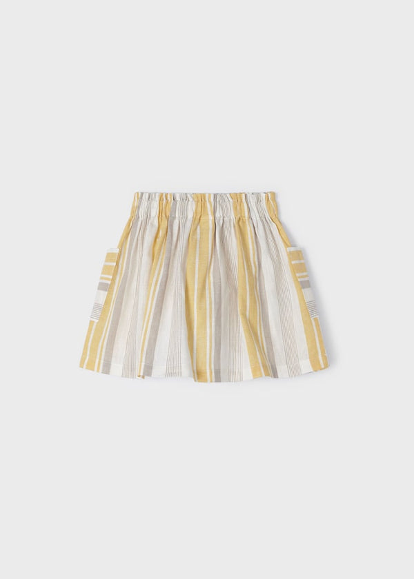Stripe Skirt- Honey