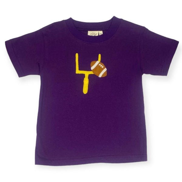 Goal Post Shirt- Purple/Yellow