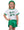 Sequin Football Elements Boxy T- Green