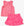Active Princess Tiered Skort Set- Royal Pink Princess