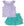 Active Princess Tiered Skort Set- Magical Mermaid