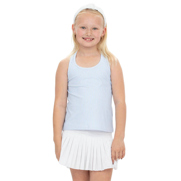 Light Blue Striped Tank