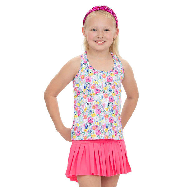 Happy Flowers Printed Tank