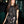 Black Multi Skeleton Body Tee Dress- (Women's)