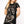Black Multi Skeleton Body Tee Dress- (Women's)