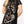 Black Multi Skeleton Body Tee Dress- (Women's)