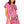Hot Pink Multi Skeleton Body Tee Dress- (Women's)
