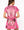 Hot Pink Multi Skeleton Body Tee Dress- (Women's)