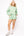 Light Green Tonal Skeleton Short- (Women's)