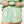Light Green Tonal Skeleton Short- (Women's)