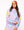 Lavender Multi Pumpkin Mock Neck Sweatshirt- (Women's)