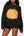 Black & Orange Flower Sequin Pumpkin Sweatshirt- (Women's)