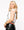 White, Black & Orange Stripe 'Trick Or Treat' Top- (Women's)