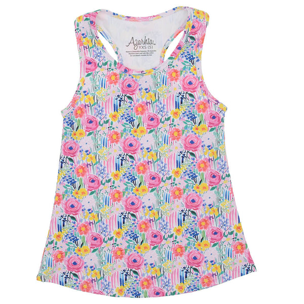 Happy Flowers Printed Tank