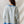 Ditsy Flower Print French Terry Sweatshirt- Blue