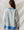 Ditsy Flower Print French Terry Sweatshirt- Blue