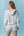 Contrast Color Block Detail Bow Printed Terry Hoodie