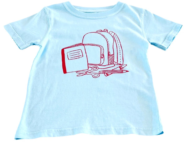 Light Blue Backpack T-Shirt