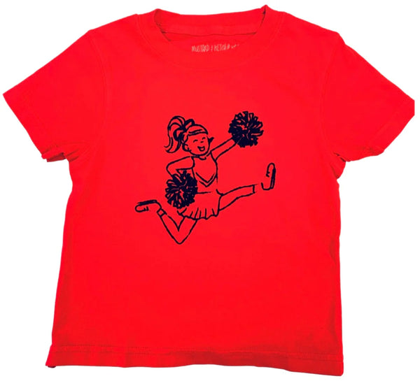 Red/Black Cheerleader T-Shirt