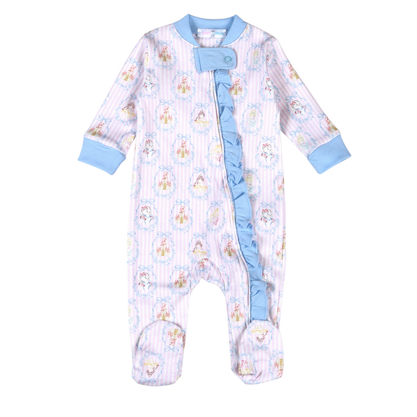 Royal & Charm Zipper Footie