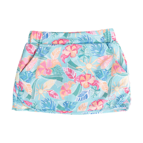 Carolina Catch Skort- Palm Paradise Print