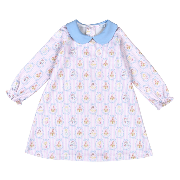 Royal & Charm Scallop Collar Dress