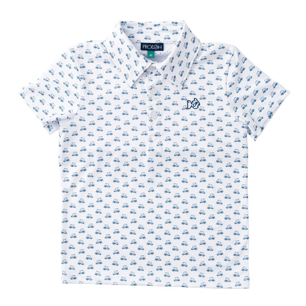 Pro Performance Polo- Golf Cart Print