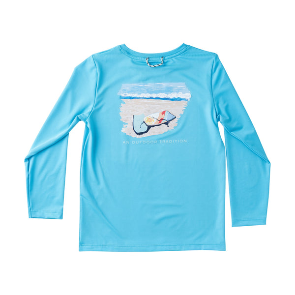 Pro Performance LS T-shirt- Aquarius