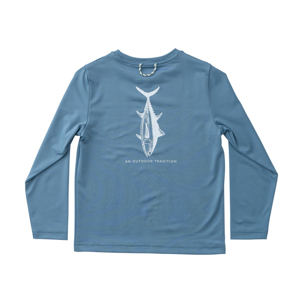 Pro Performance LS Tuna Shirt- Copen Blue