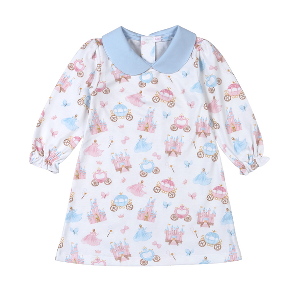 Princess & Castles Floral Collar Dress