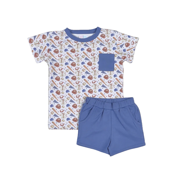 Game Day Print Short Set