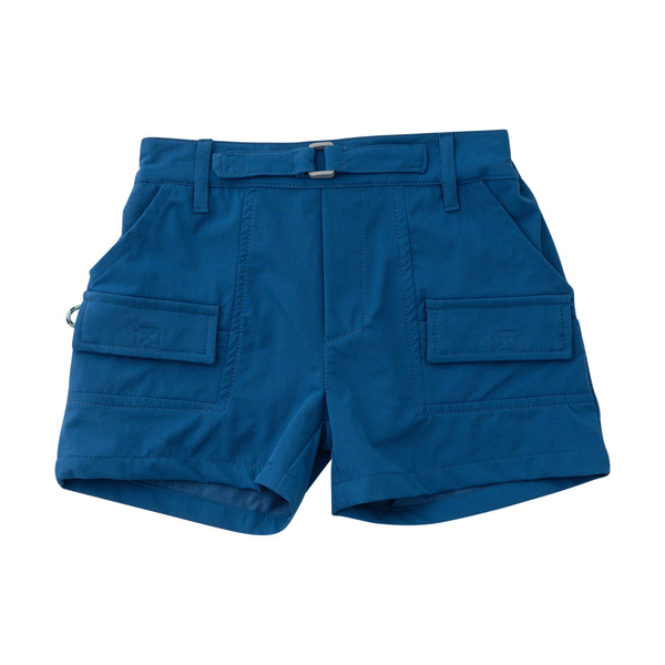 Inshore Performance Short- Navy Peony
